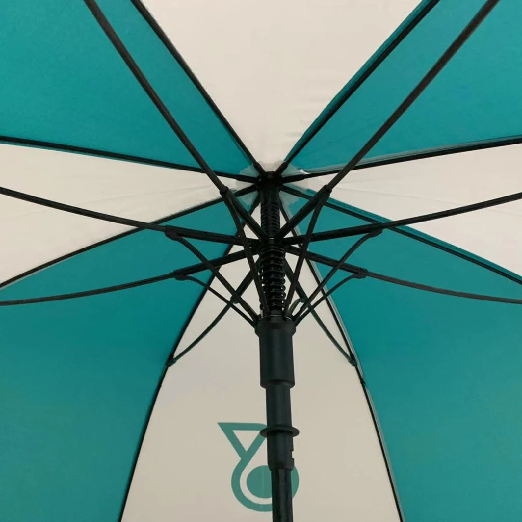 Big Size 30 Inch Golf Rain Umbrellas Fiberglass Frame OEM Logo Customized Automatic Open