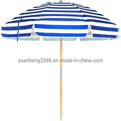Maßgeschneiderte Holzstange, tragbar, für den Außenbereich, UV-Sonnenschutz, Fransen, Terrassen-Sonnenschirme, Regenschirme mit Quasten