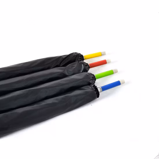 Gerader Großhandels-Golfschirm mit individuellem Logo für Regen oder Sonnenschein mit doppeltem Verwendungszweck und 8 Knochen